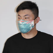 Scuba Dust Mask with Filters - Tie Dye Teal