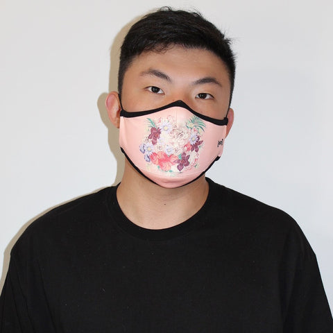 Scuba Dust Mask with Filters - Pink Floral